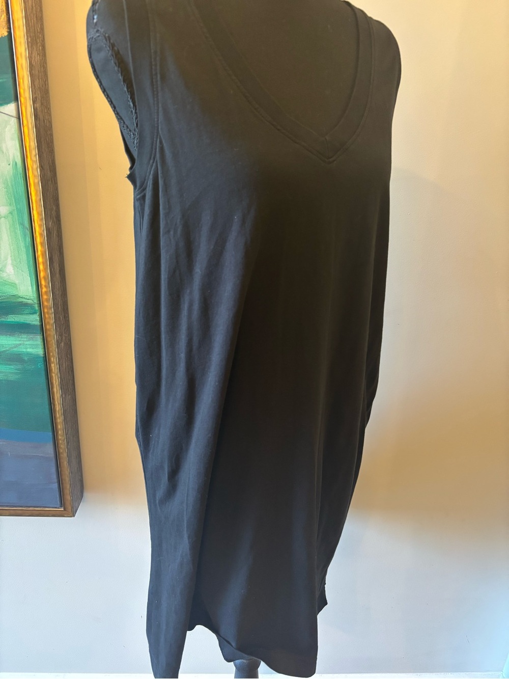 Pact Women's Black V-Neck Tank Top